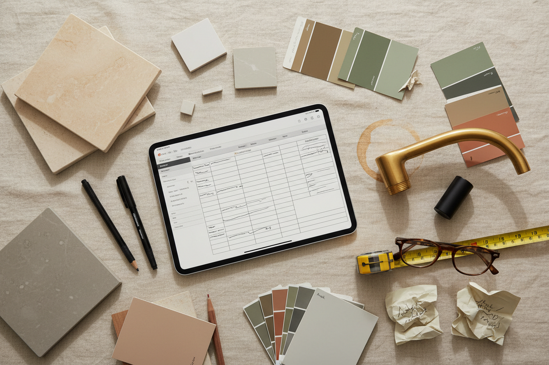 How to Create a Fixture and Finishes Schedule for Your Renovation