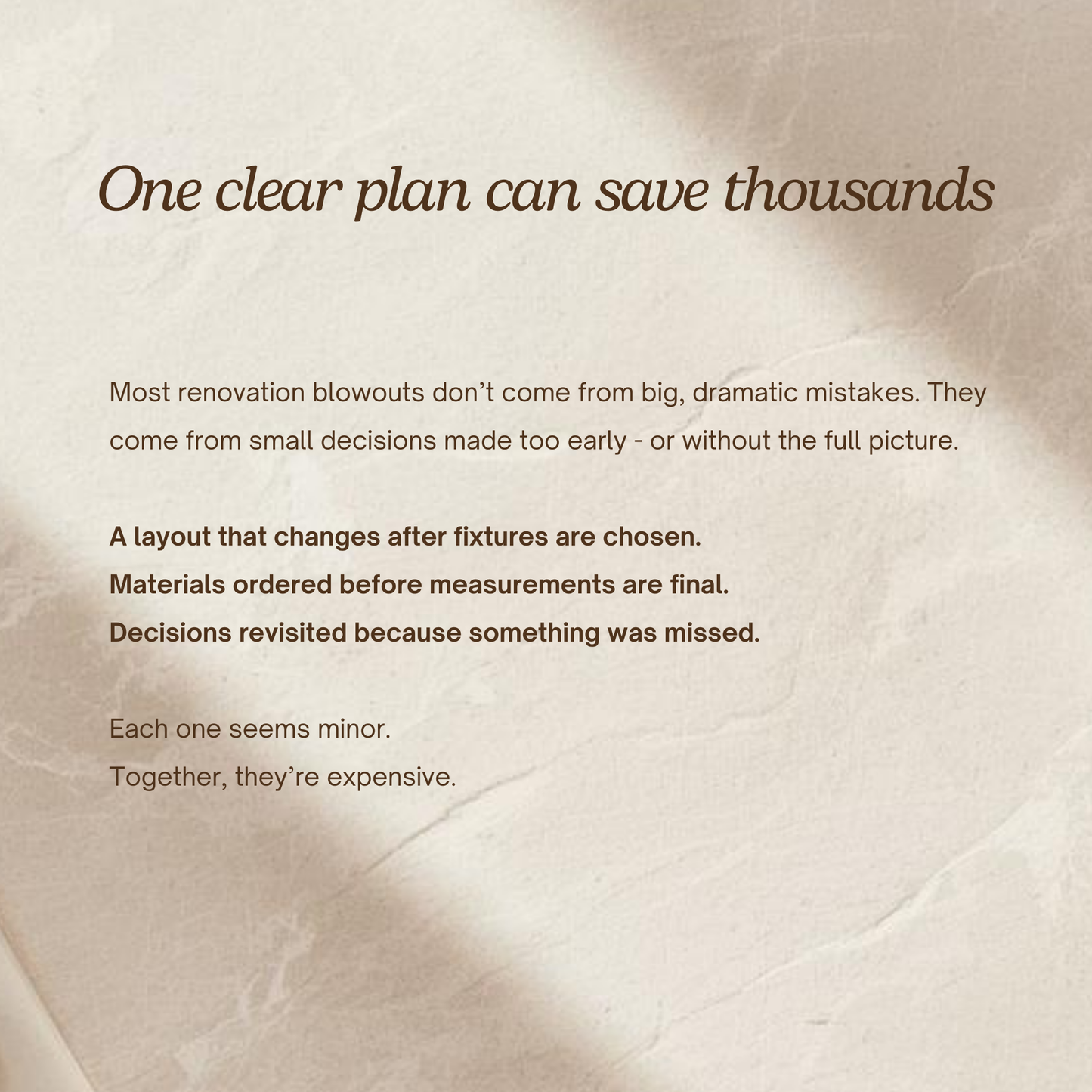 The Renovation Planning System