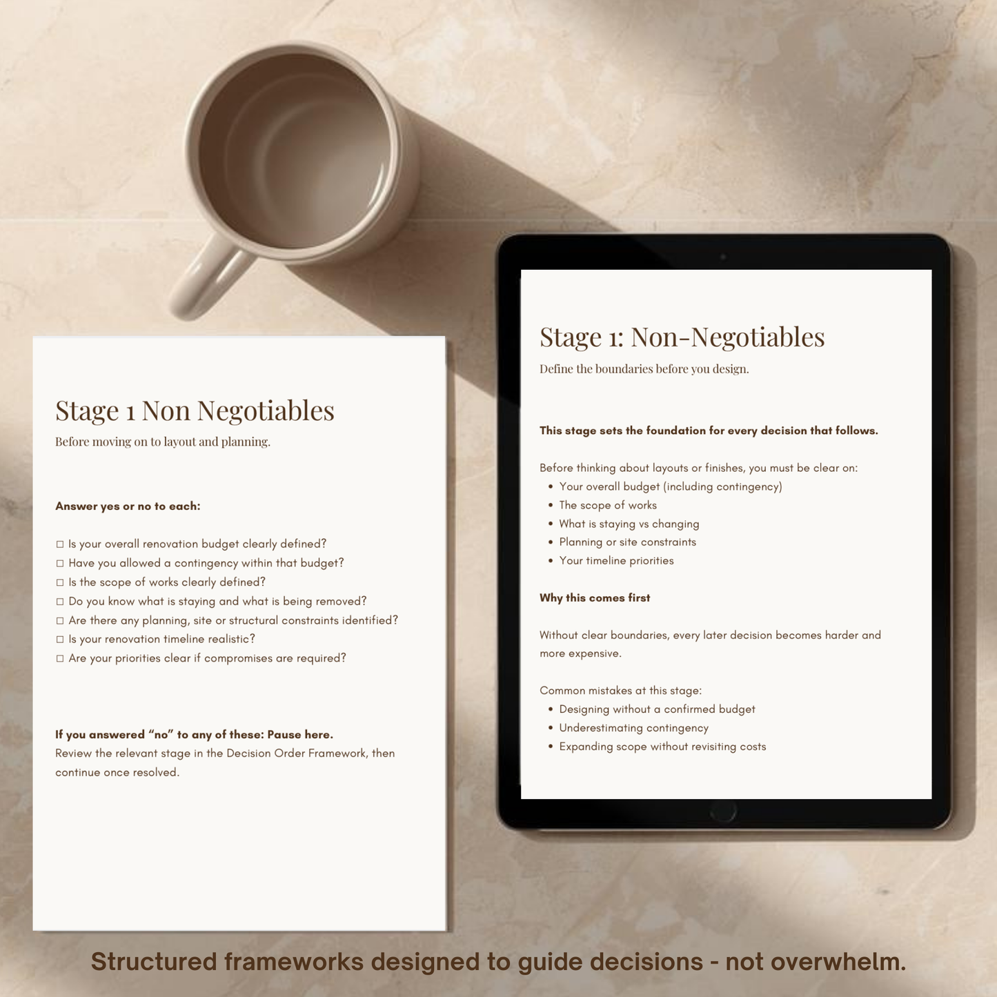 The Renovation Planning System