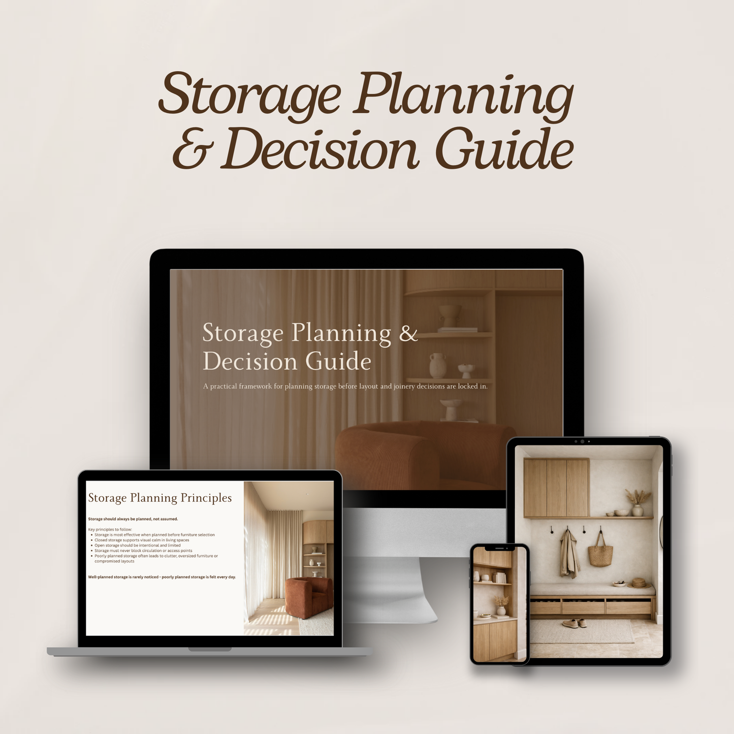 Storage Planning and Decision Guide