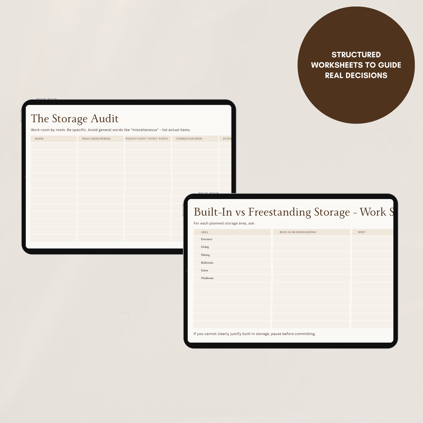 Storage Planning and Decision Guide
