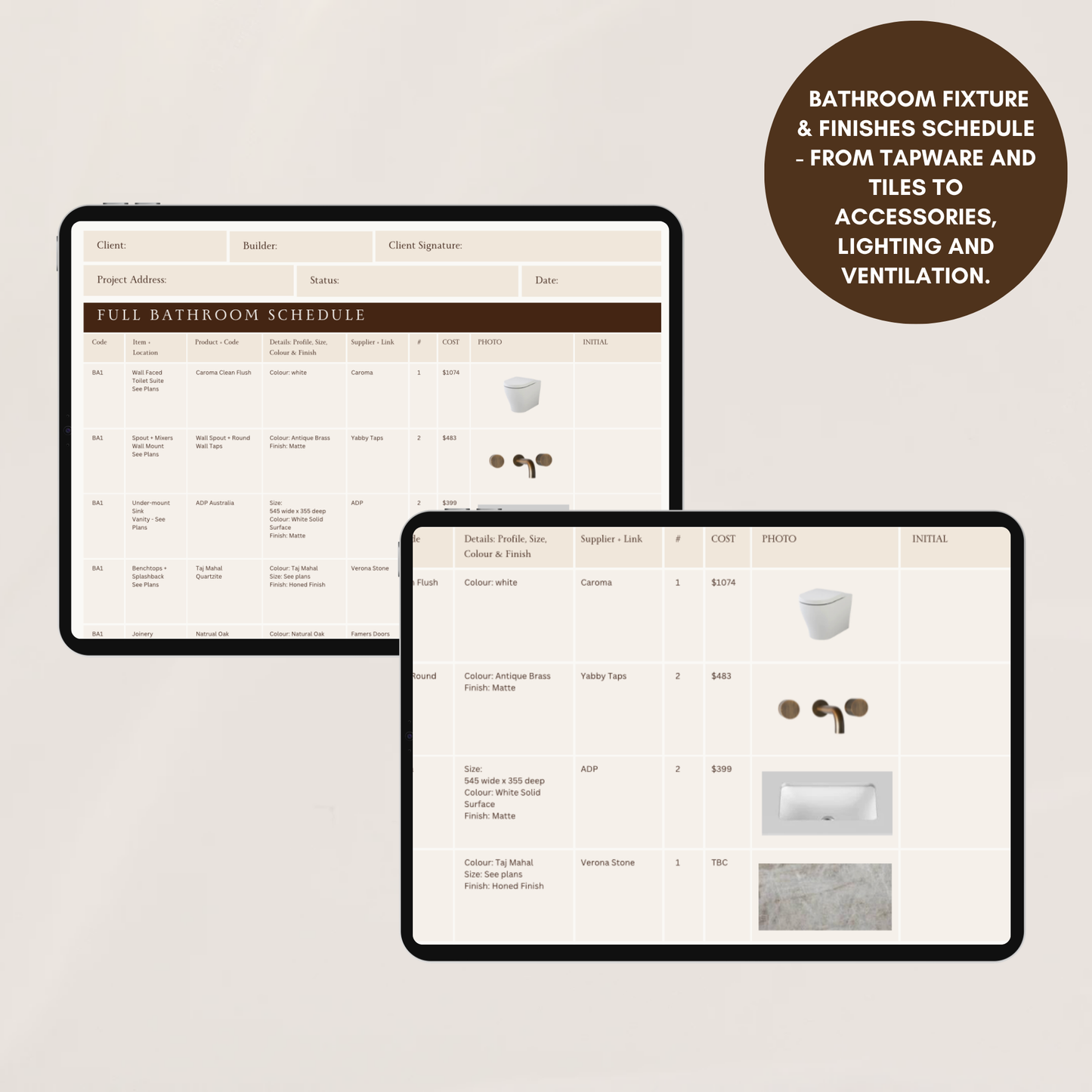 The Complete Bathroom Planning Pack