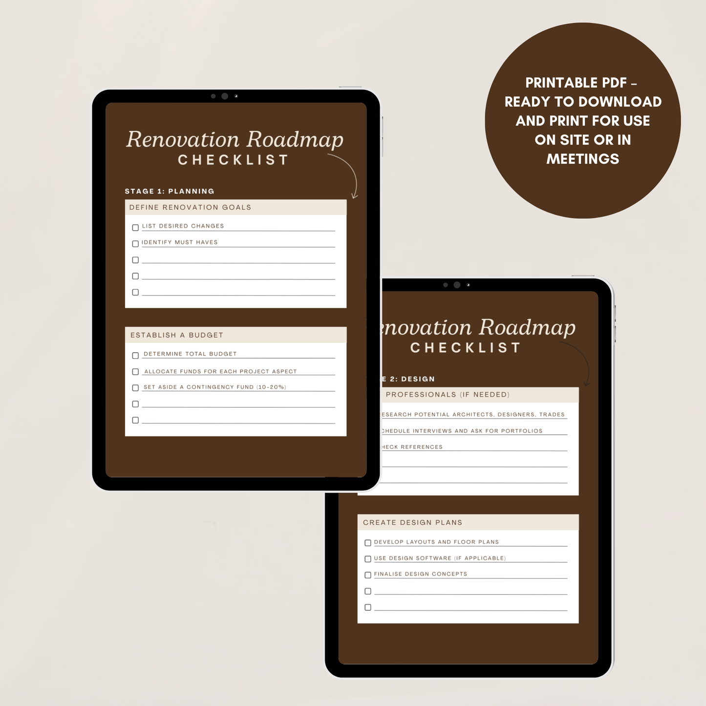 Renovation Roadmap Checklist | The step-by-step renovation guide for everyday renovators