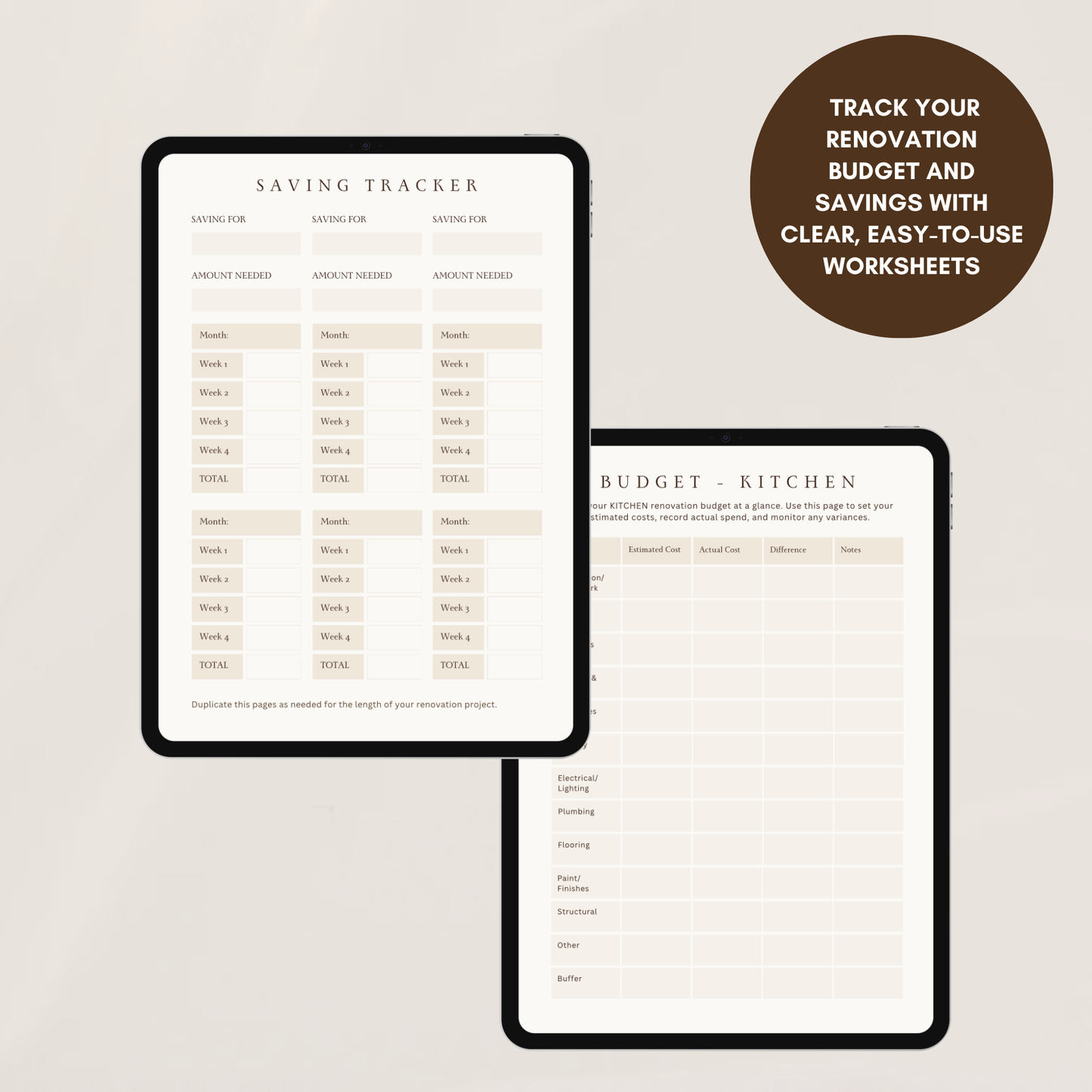 The Ultimate Renovation Planner