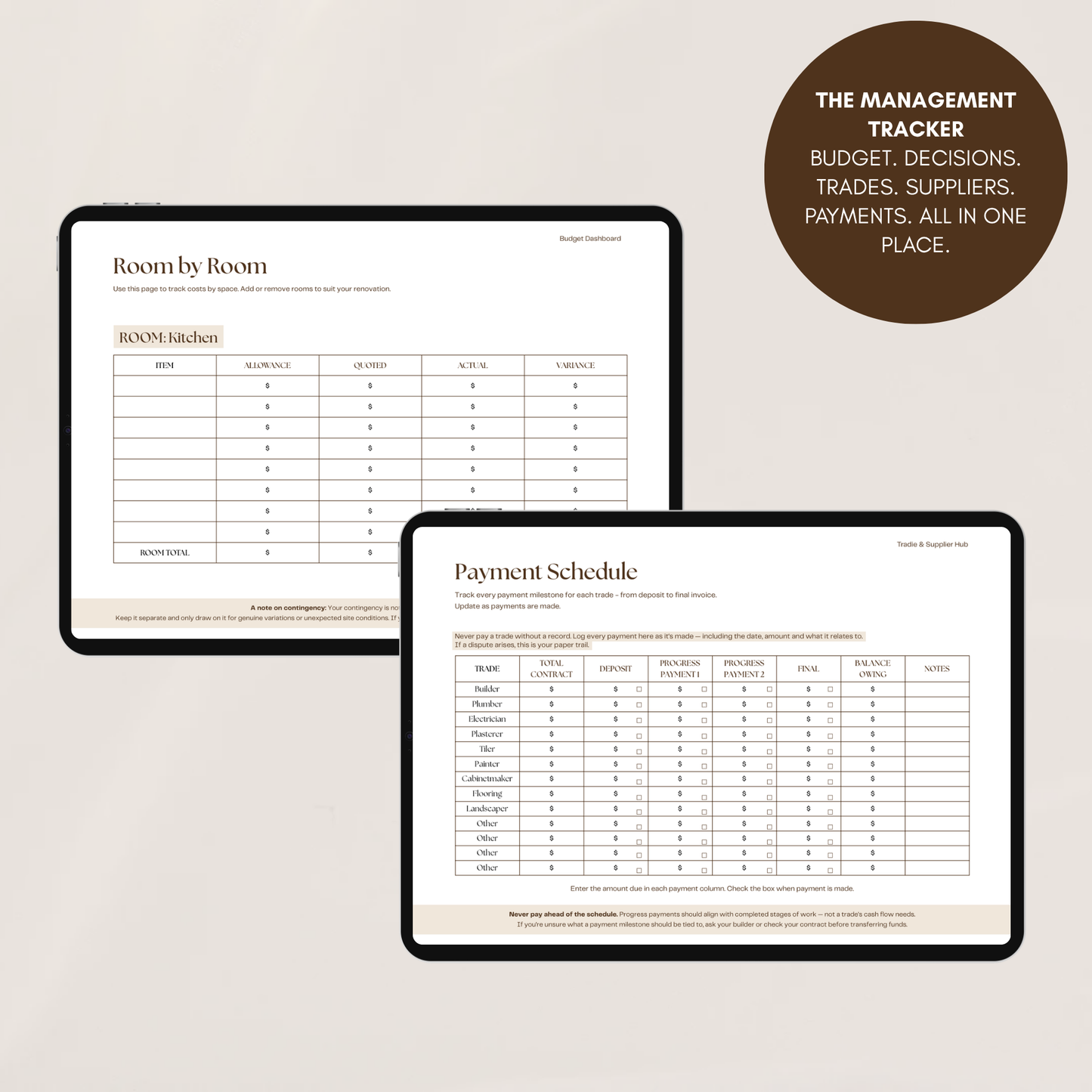 The Renovation Management System