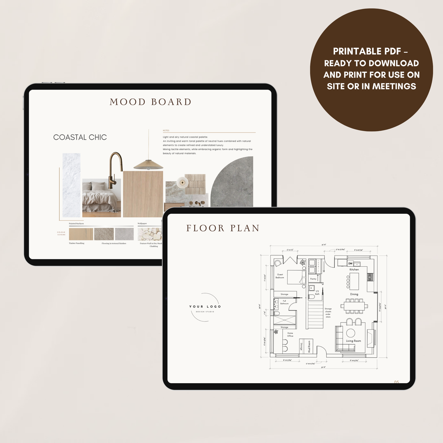 Bathroom - Fixture & Finishes Schedule Template