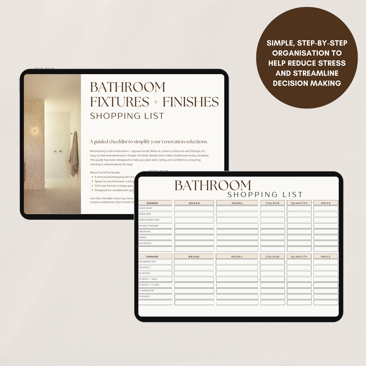 The Complete Bathroom Planning Pack