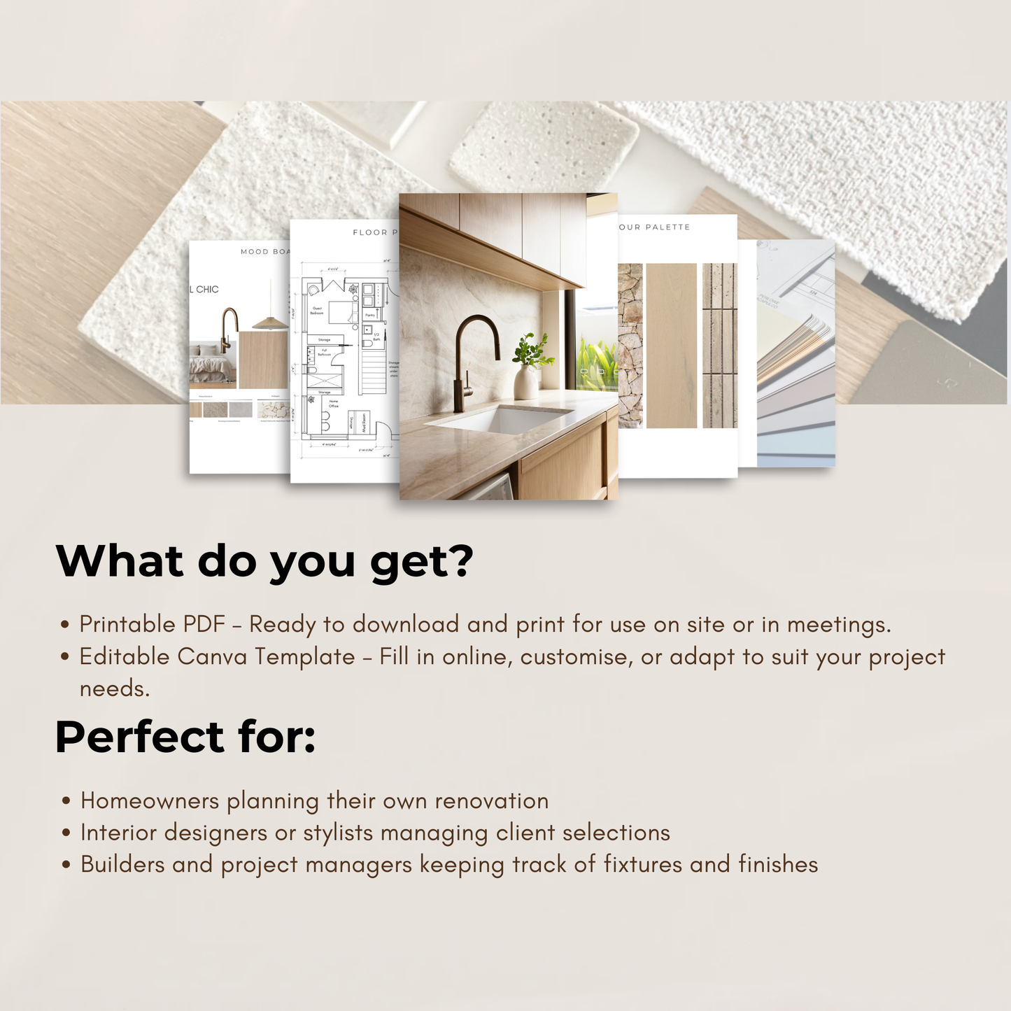 Laundry Fixture & Finishes Shopping List