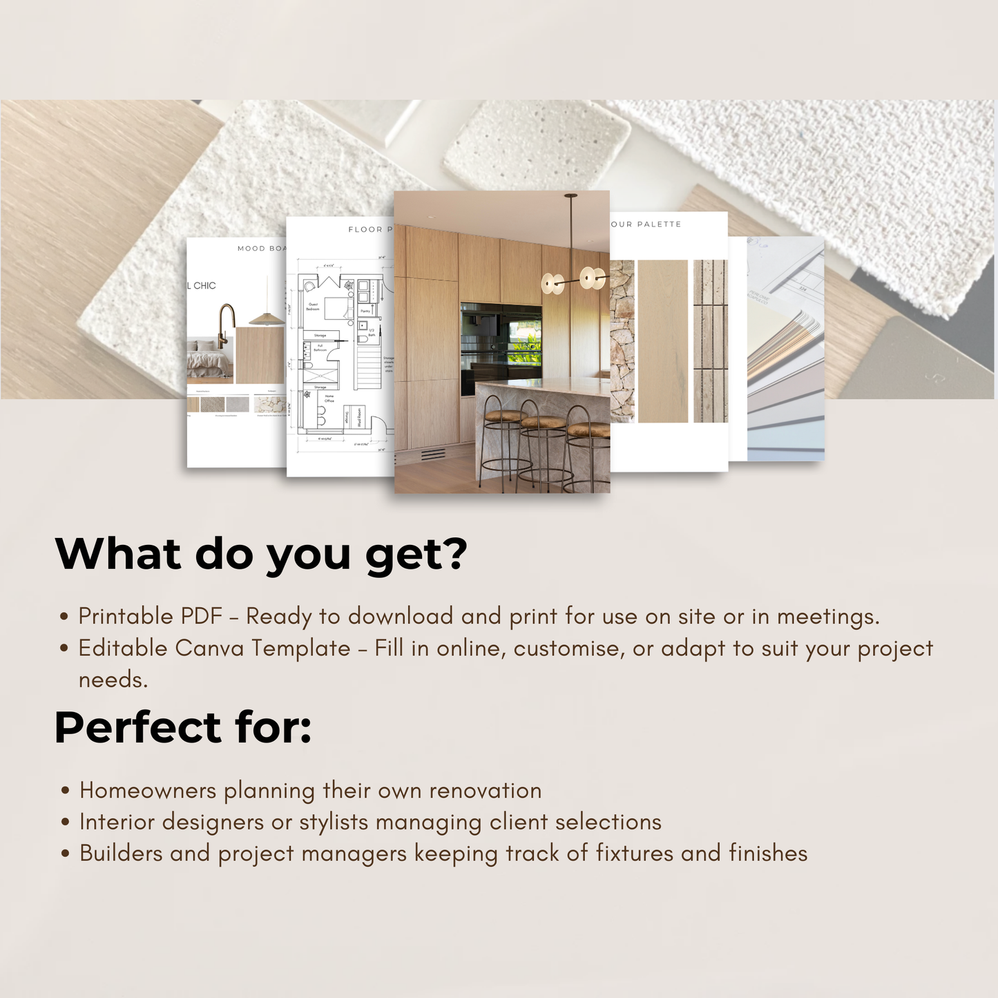 Kitchen Fixture & Finishes Shopping List