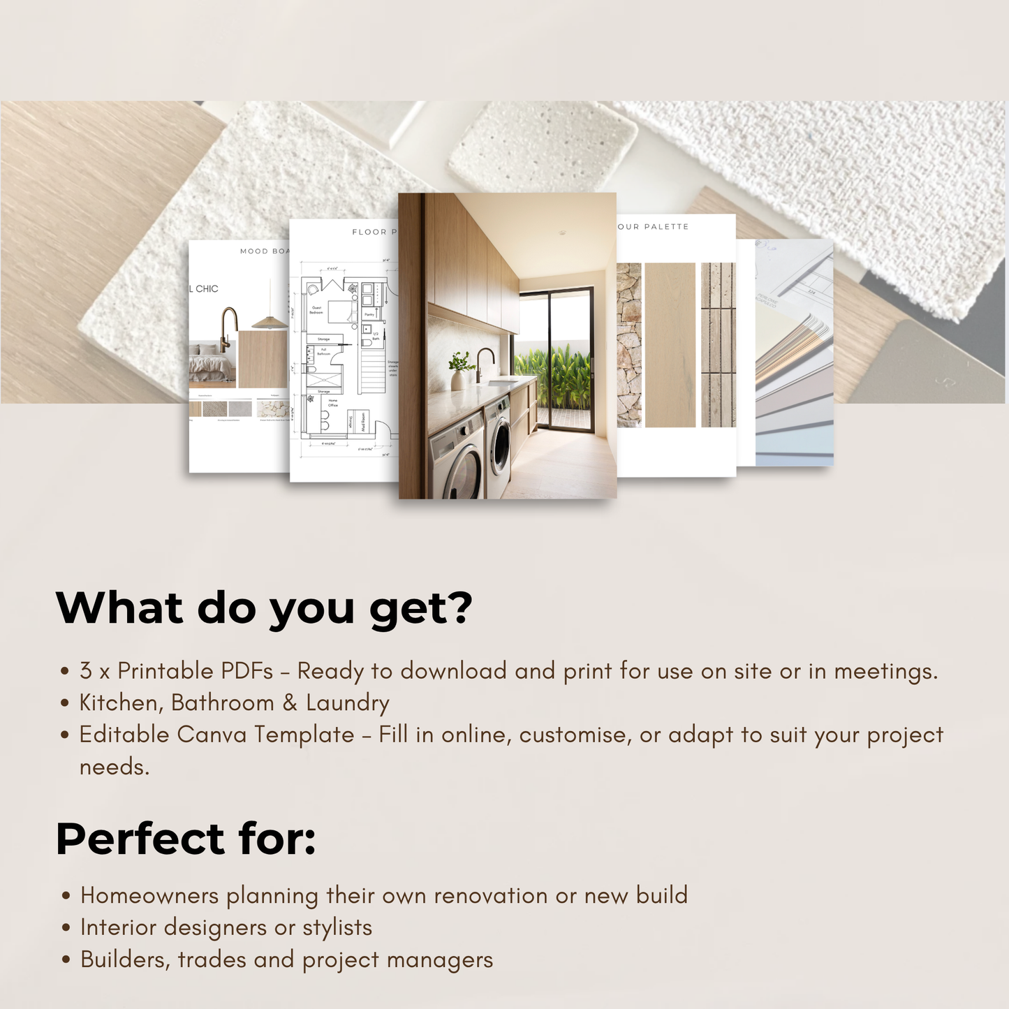 Fixture & Finishes Shopping List - Bundle