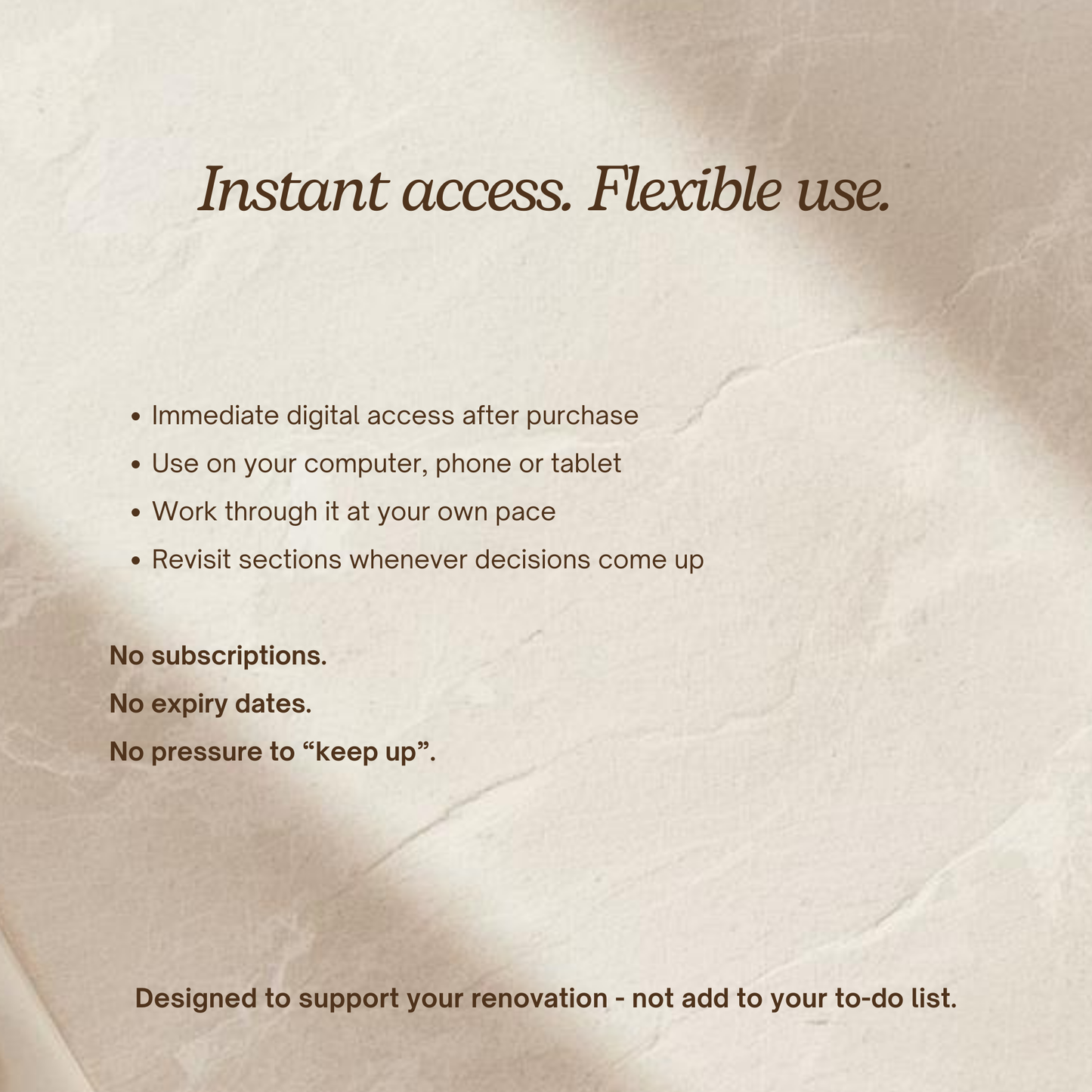 The Renovation Planning System